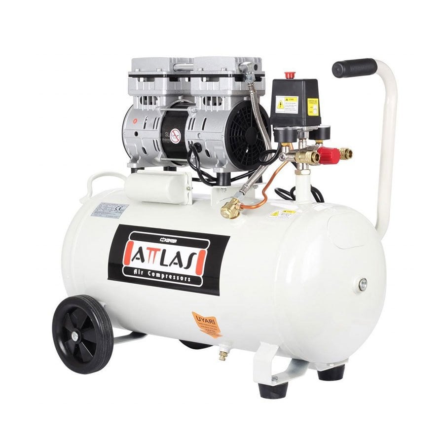 ATTLAS SC15502-J SESSIZ MONOFAZE KOMPRESÖR 50 LT 1,5 HP ÇIFT MOTOR